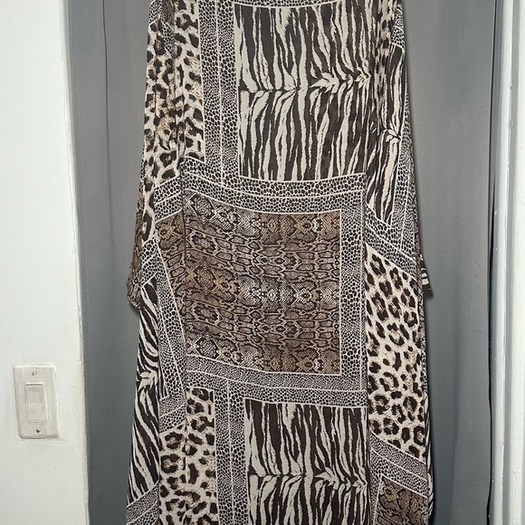 Animal Print Coverup Kimono - Picture 10 of 15